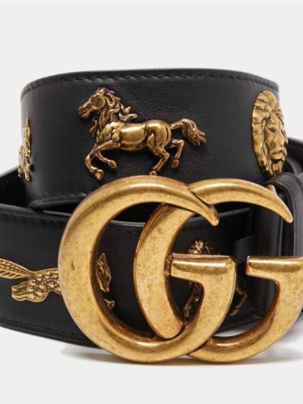 GUCCI MARMONT ANIMALIER BELT